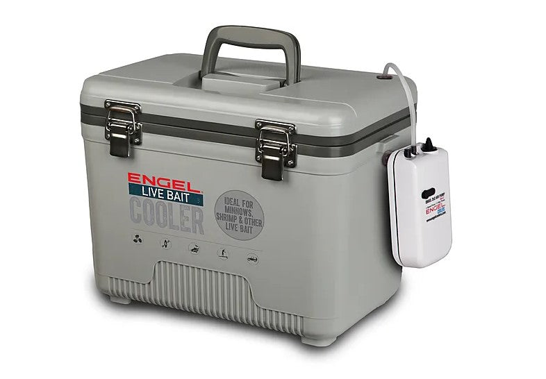 Engel Live Bait Cooler with Air Pumps