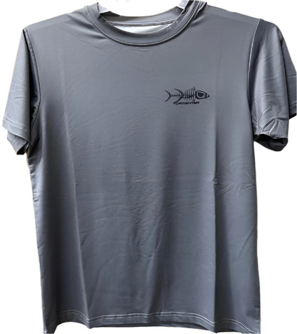 Tormenter Men's Performance Short Sleeve Tee Shirt-Barnacle Bill Charcoal