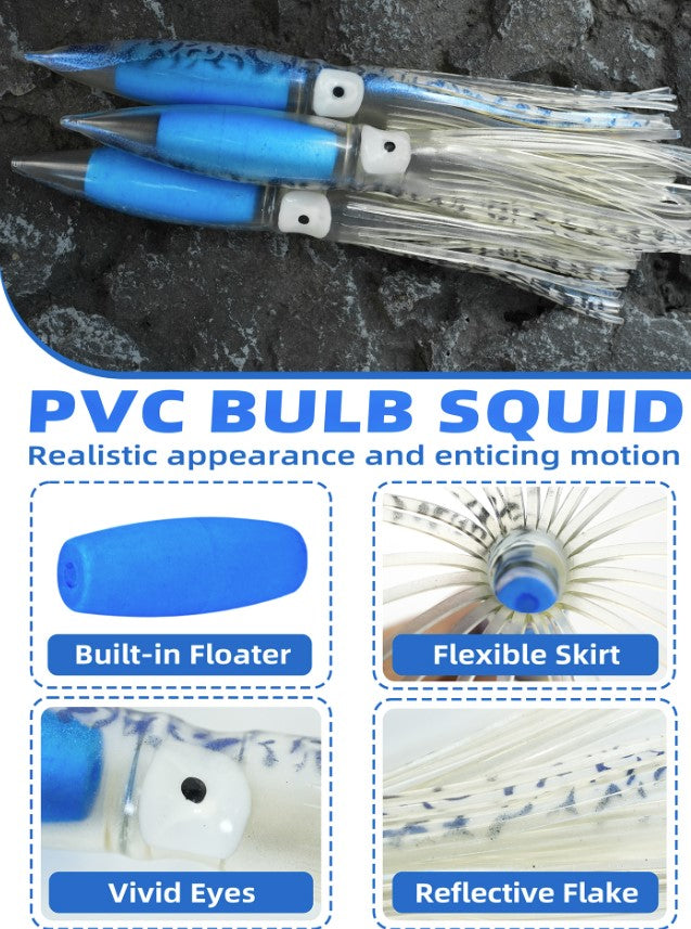 BLUEWING Big Game Daisy Chain with Bird and Bulb Squid