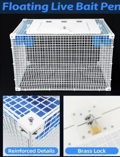 Bluewing Floating Live Bait Pen Bait Cage