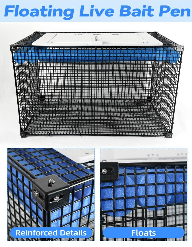 Bluewing Floating Live Bait Pen Bait Cage