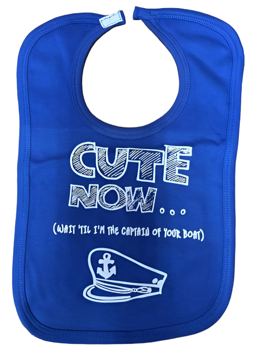 Cute Now Baby Gear Baby Bib Velcro Strapped.