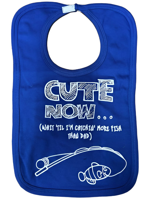 Cute Now Baby Gear Baby Bib Velcro Strapped.