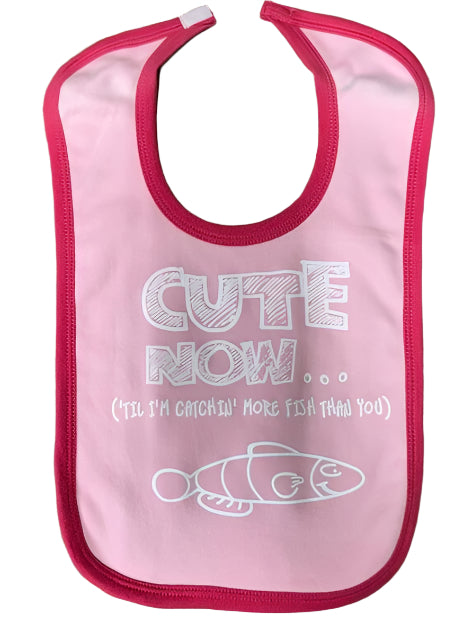 Cute Now Baby Gear Baby Bib Velcro Strapped.