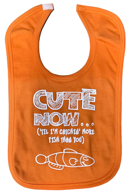 Cute Now Baby Gear Baby Bib Velcro Strapped.