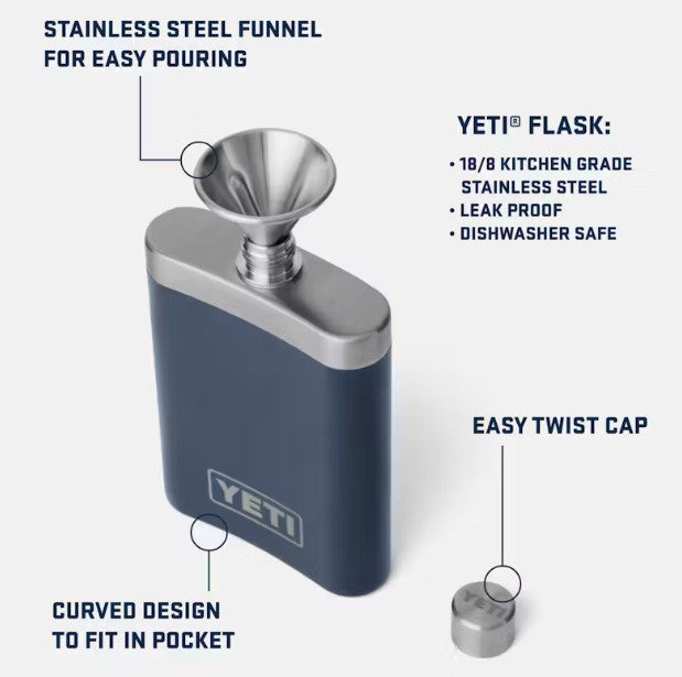 YETI FLASK & FUNNEL 7oz 207ml イエティ フラスク Yeti Flask And Funnel – Tuppens