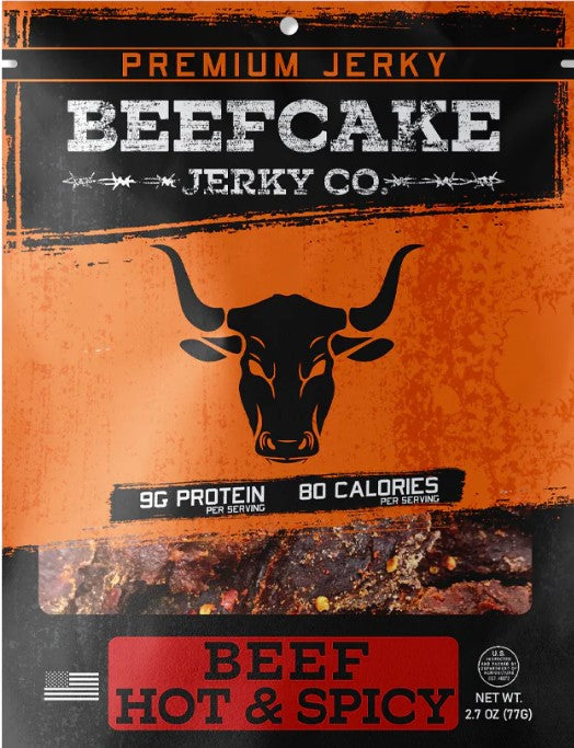 BeefCake Jerky 2.07 Ounce Ziploc Bag.