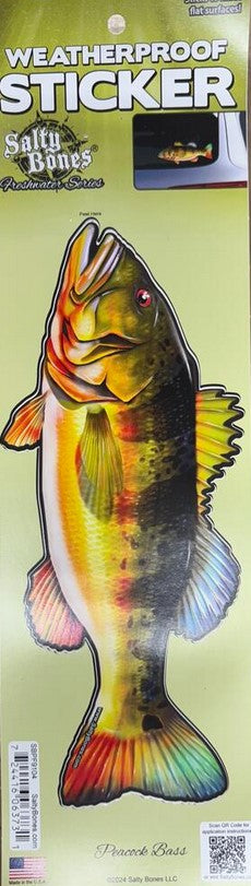 Salty Bones Fish Profile Sticker Decal