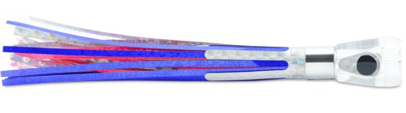 C & H Alien Trolling Lure Concave Head Hologram Eye, 7.5 in / 19.0 cm