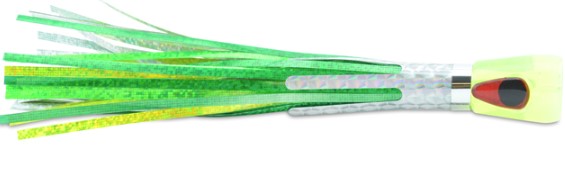 C & H Alien Trolling Lure Concave Head Hologram Eye, 7.5 in / 19.0 cm