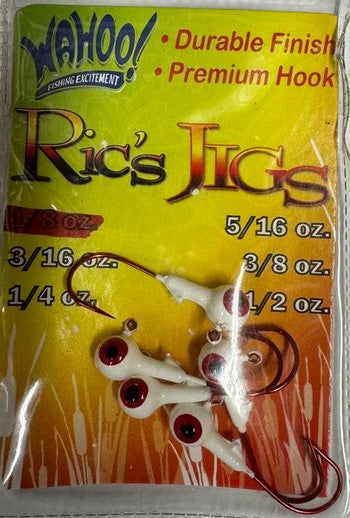 Fish Hawk Ric's Red Hots Jig Head Red Hook