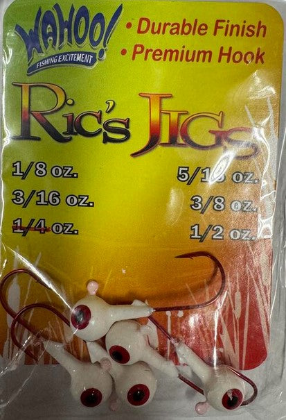 Fish Hawk Ric's Red Hots Jig Head Red Hook