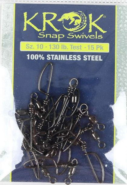 Sea Striker Billfisher Krok SS Snap Swivels