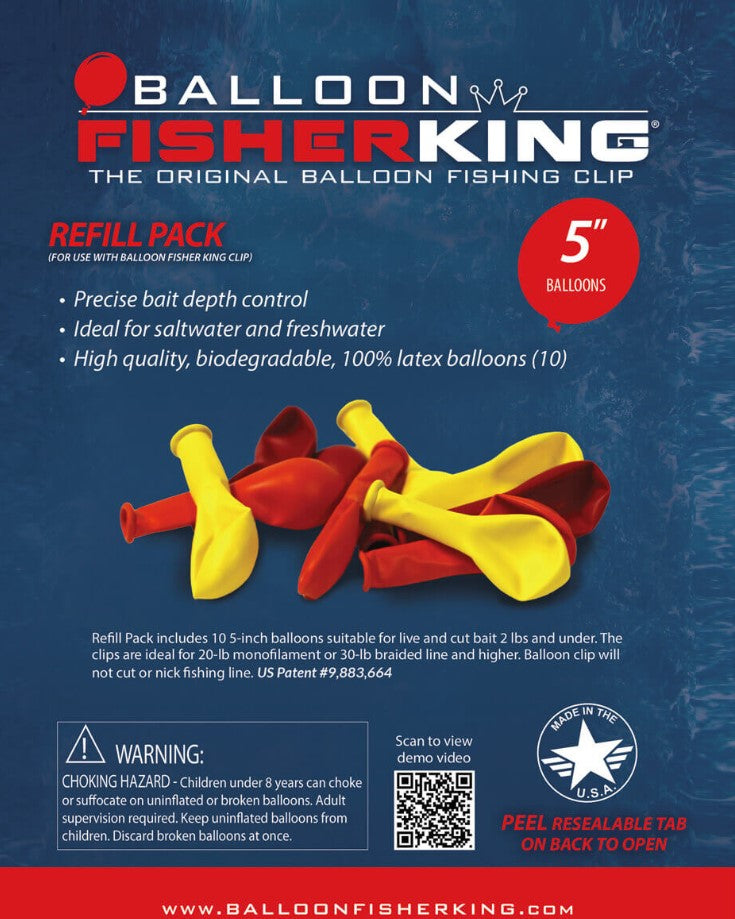 Balloon Fisher King 'Refill Pack"