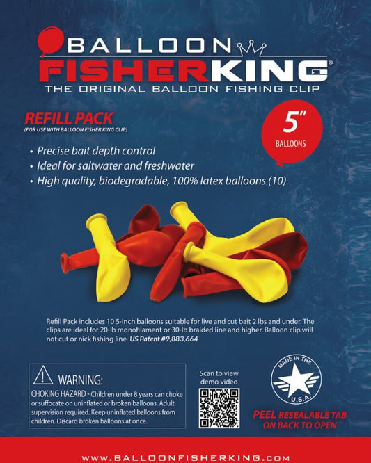 Balloon Fisher King 'Refill Pack"