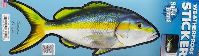 Salty Bones Fish Profile Sticker Decal