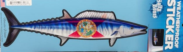 Salty Bones Fish Profile Sticker Decal