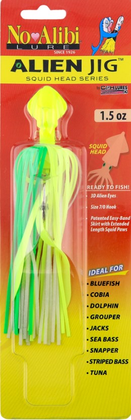 No Alibi Alien Jig - Squid Head Series 1 1/2oz
