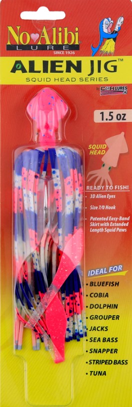 No Alibi Alien Jig - Squid Head Series 1 1/2oz