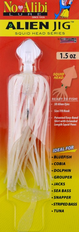 No Alibi Alien Jig - Squid Head Series 1 1/2oz