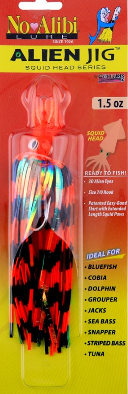 No Alibi Alien Jig - Squid Head Series 1 1/2oz