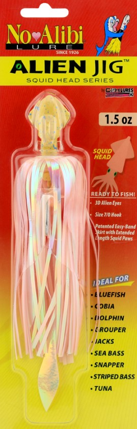 No Alibi Alien Jig - Squid Head Series 1 1/2oz