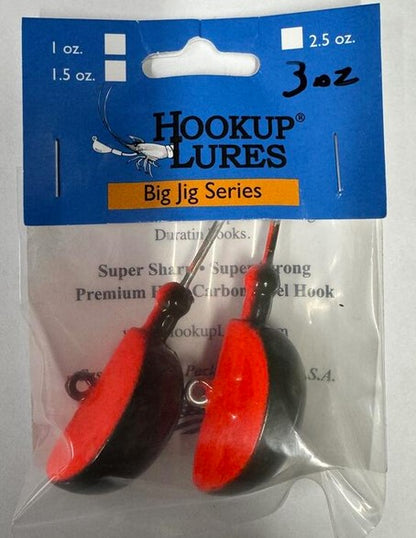 Hookup Lures Big Jig Series Orange Camo