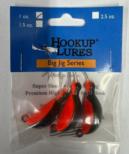 Hookup Lures Big Jig Series Orange Camo