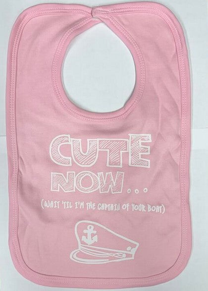 Cute Now Baby Gear Baby Bib Velcro Strapped.