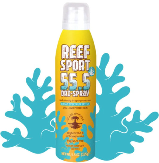 Reef Sport Suncare Sunscreen 6 Ounce Spray.