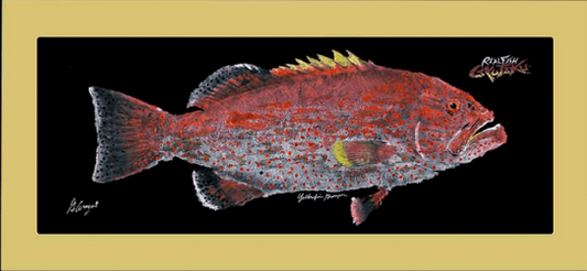 Real Fish Gyotaku H2O High Definition Floor Door Mats