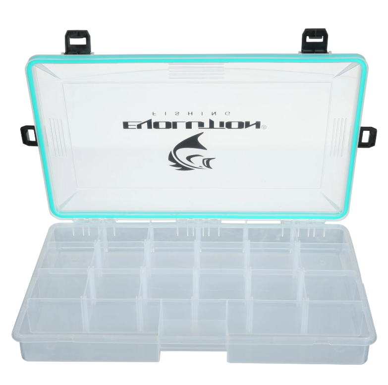 Evolution Fishing 4 Latch Waterproof Tray -Seafoam