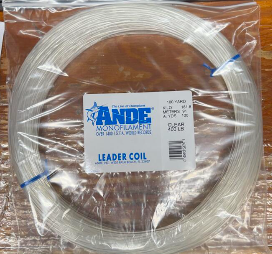 Ande Premium Clear Monofilament Leader 100yd