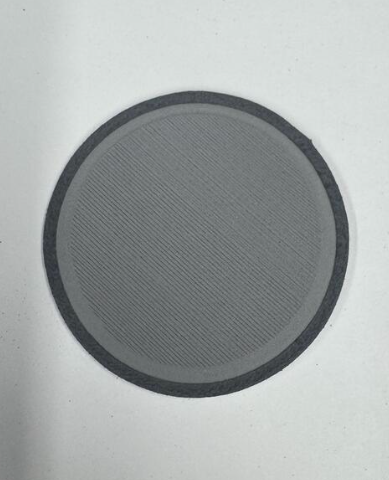 Tuppen's Peal & Stick Coaster 3.5" x 3.5".