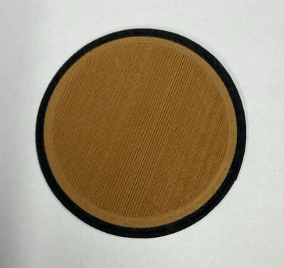 Tuppen's Peal & Stick Coaster 3.5" x 3.5".