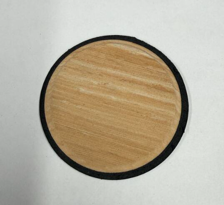 Tuppen's Peal & Stick Coaster 3.5" x 3.5".