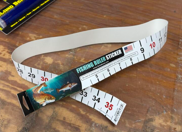 Salty Bones 36" Fishing Ruler Sticker