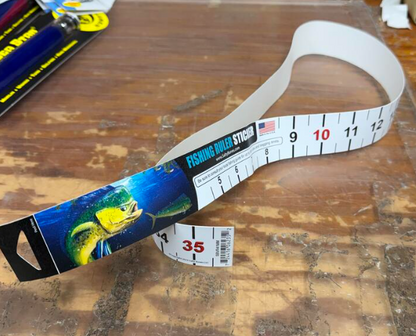 Salty Bones 36" Fishing Ruler Sticker