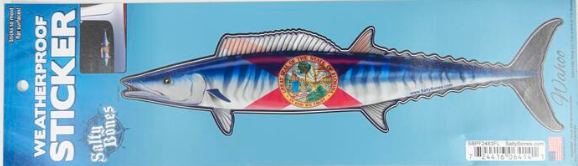 Salty Bones Fish Profile Sticker Decal