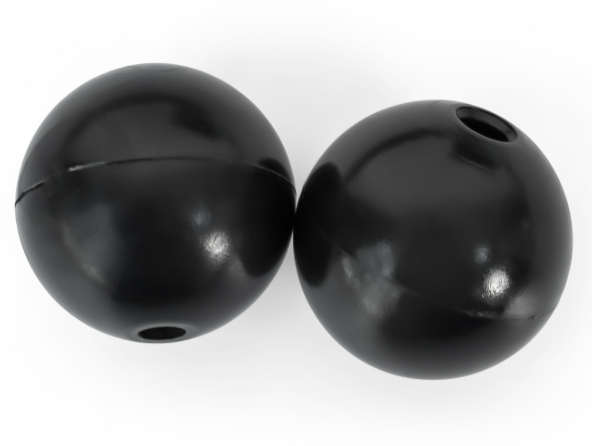 BLUEWING Outrigger Ball Stops 2pcs Fishing Rigging Ball Plastic Pair