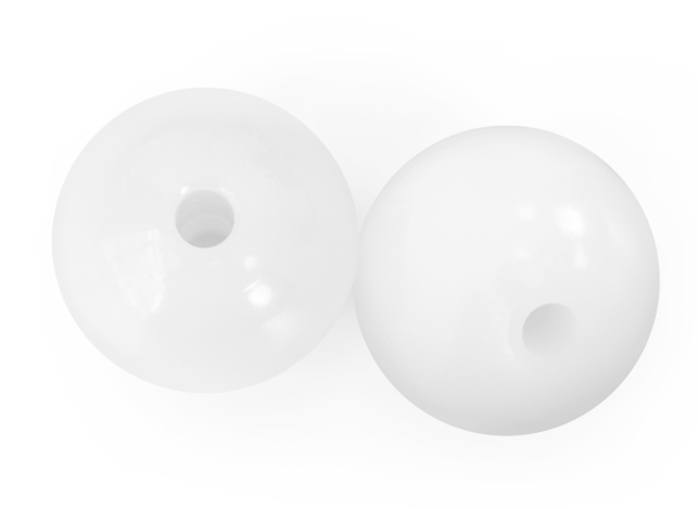 BLUEWING Outrigger Ball Stops 2pcs Fishing Rigging Ball Plastic Pair