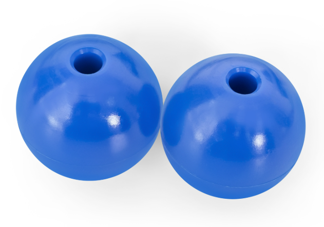BLUEWING Outrigger Ball Stops 2pcs Fishing Rigging Ball Plastic Pair