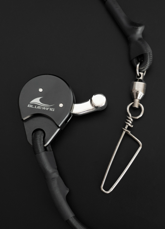 Bluewing Blue water Outrigger Line Lock