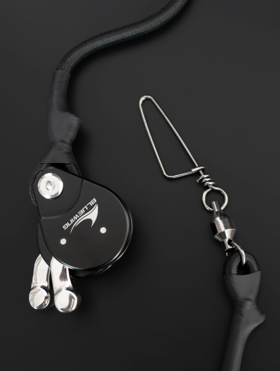 Bluewing Blue water Outrigger Line Lock
