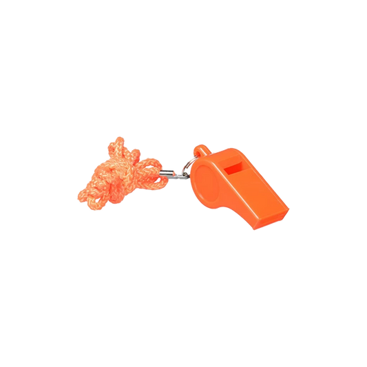 SeaChoice 46010 Whistle - Orange Plastic