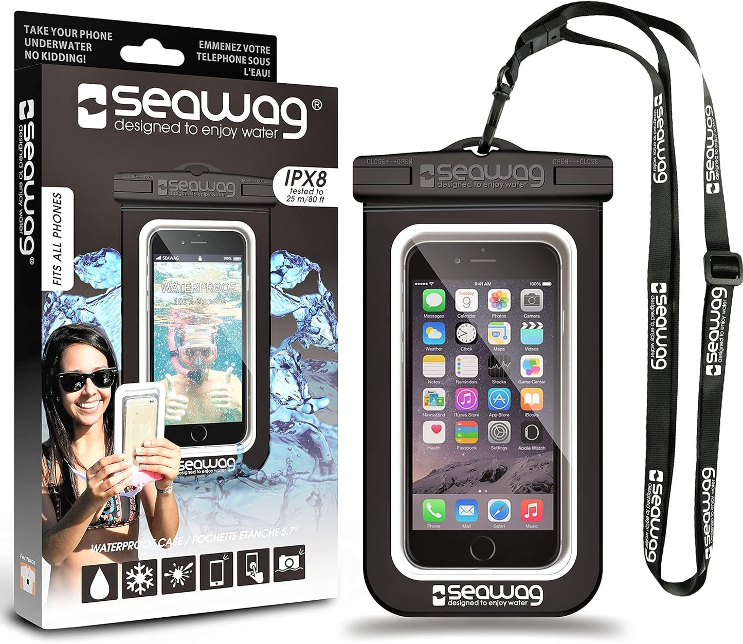 Marine Sports (4894BPK) SEAWAG Waterproof Cell Phone Case Universal Size