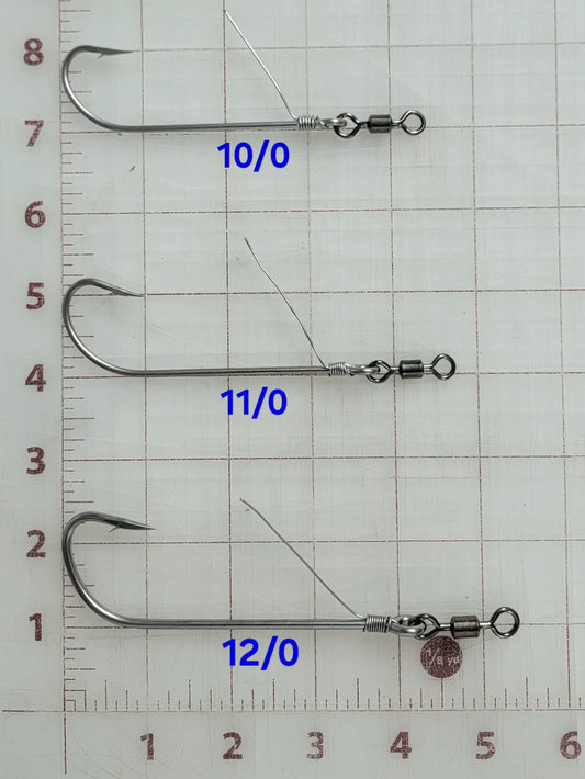 Belly Dancer Planer Hook W/ Swivel & Pre-Wrapped Wire