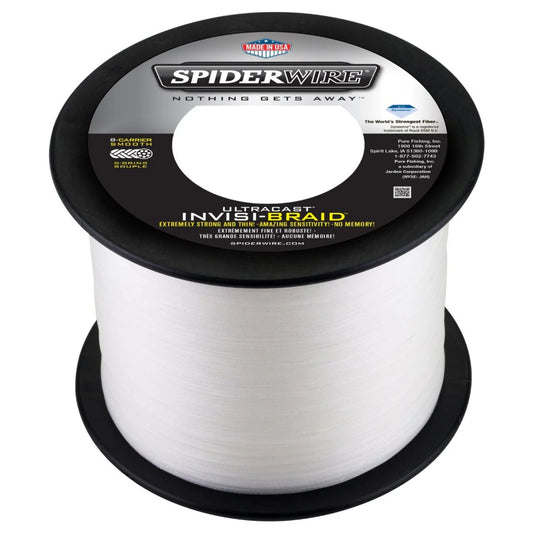 Spiderwire Ultracast Invisi-Braid Braided Line Bulk Spool 2187 yds