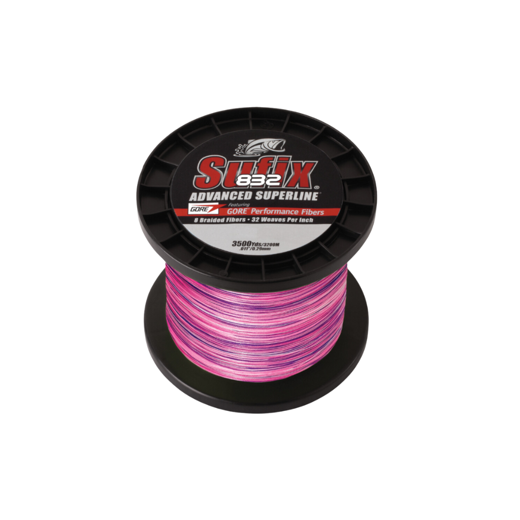 Sufix 832 Advanced Superline Braid 80lb 3500yd Sunrise