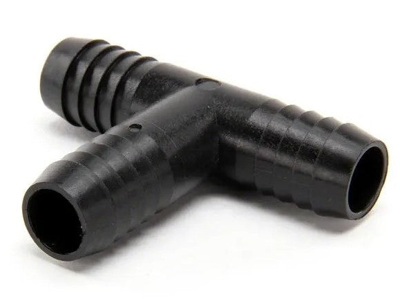 T-H Marine 5/8" Barbed Poly-Tee Fitting - Black.